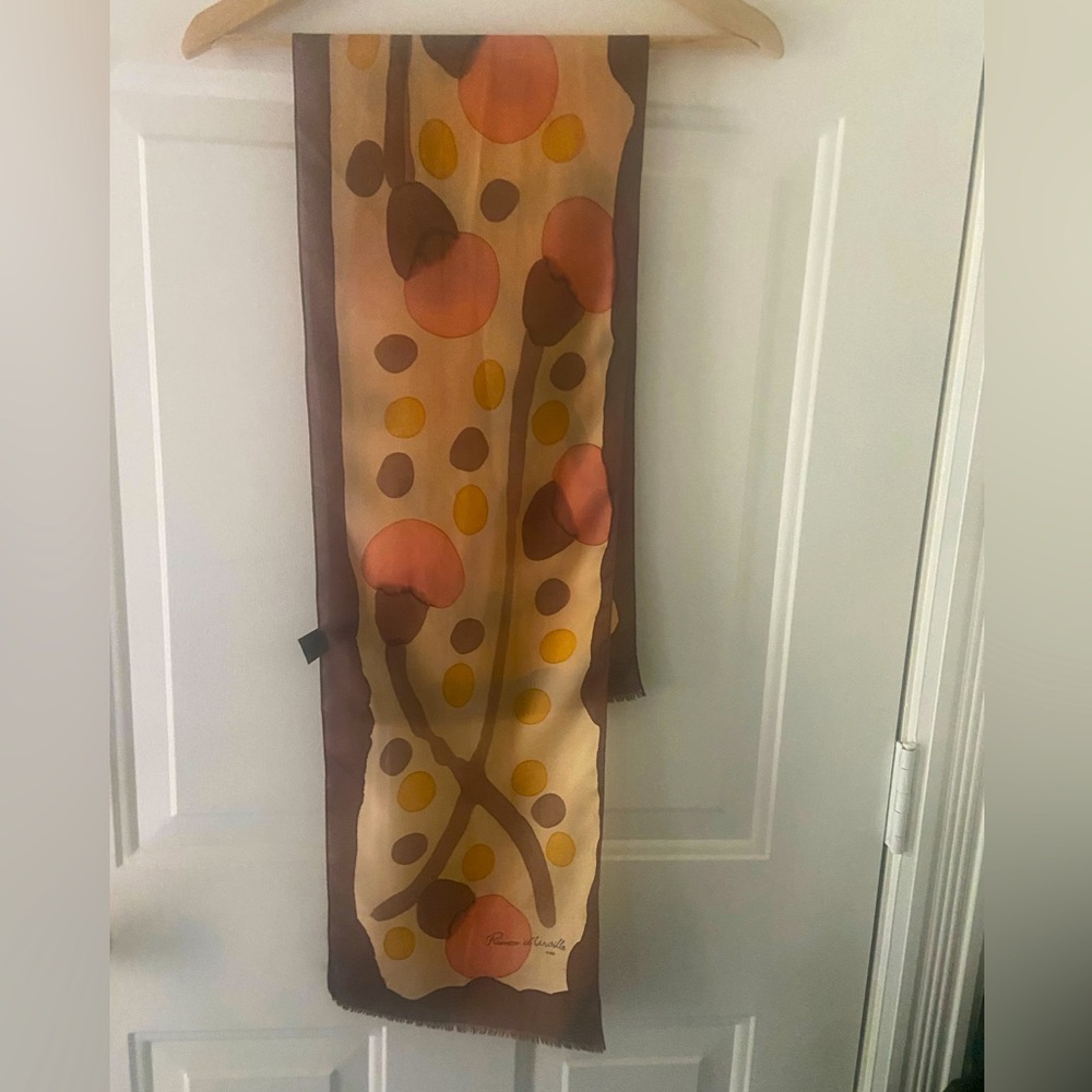Rémoy D’Urville PARIS silk scarf